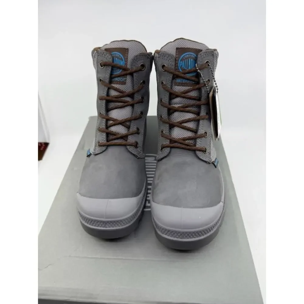 NEW Palladium Pampa Sport Cuff WPN Boots 73234-070-M Granite Gray Mens Size 4.5 - Picture 3 of 9